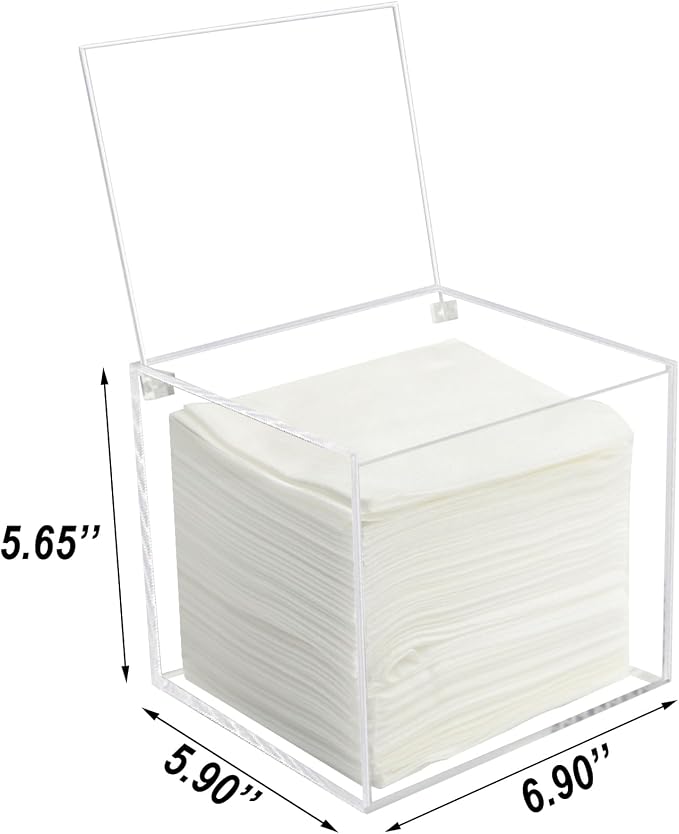 Disposable Face Towel Storage Box Compatible - Image 3