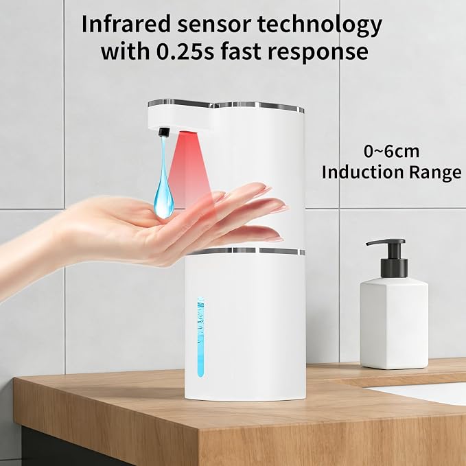 Automatic Liquid Soap Dispenser, Touchless Rechargeable Hand Soap Dispenser - Image 7