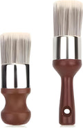 2pcs Furniture Salve Brush, Soft Bristles & Ergonomic Handle Leather and Wood by Unknown