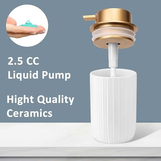 Soap Liquid Dispenser Ceramic - Image 5