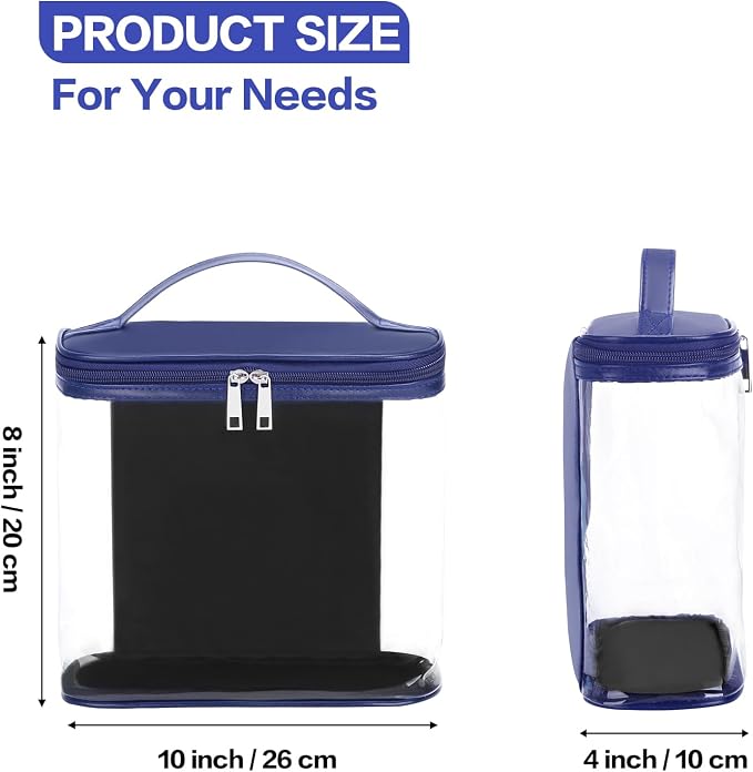 HAOGUAGUA Heavy Duty Leak Proof Clear Travel Bags - Image 2