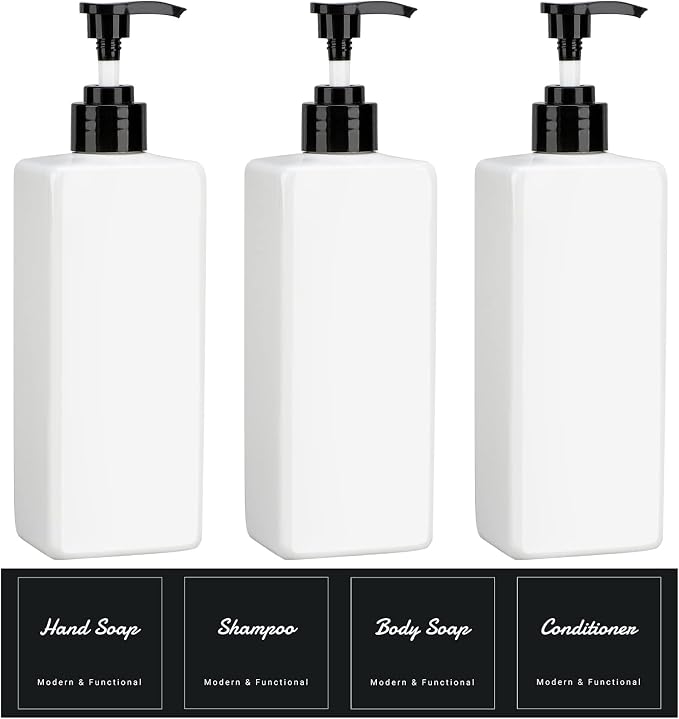 Suream 3Pack Empty Plastic Bottles by Suream