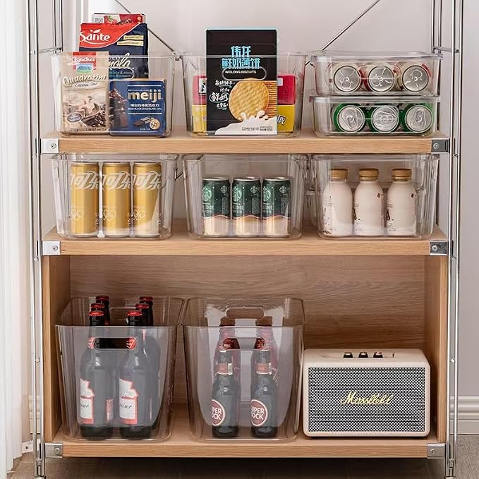 Ytteve 4-Pack Extra Large Clear Plastic Storage Bins - Image 5