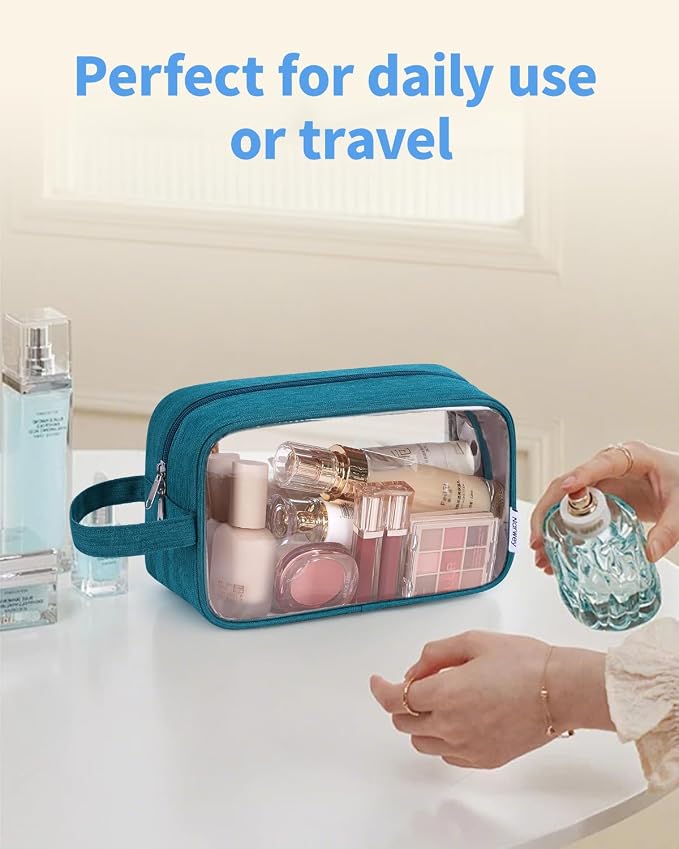 Narwey Travel Toiletry Bag for Women Traveling Dopp Kit Men Travel Bag for - Image 8