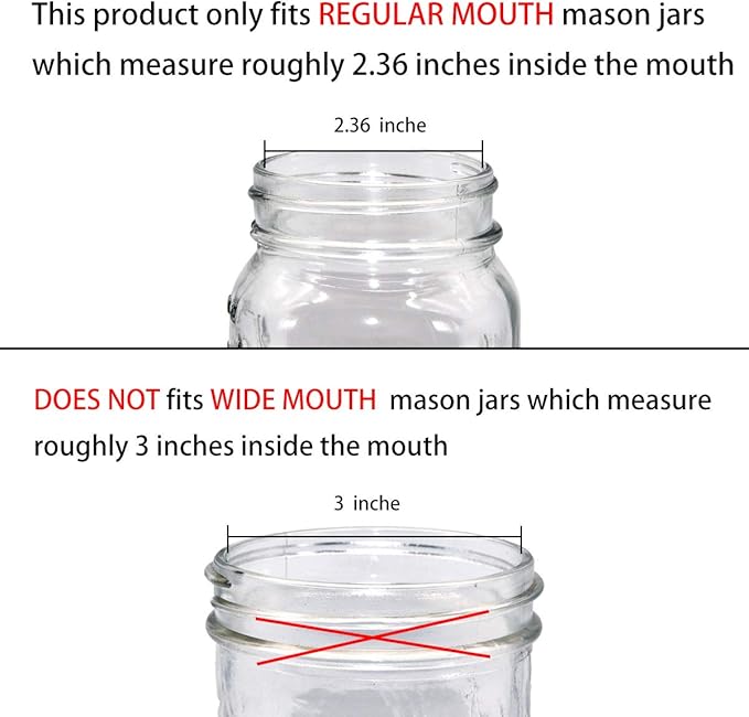 SheeChung 2 Pack Mason Jar Foaming Soap Dispenser Lids - Image 7