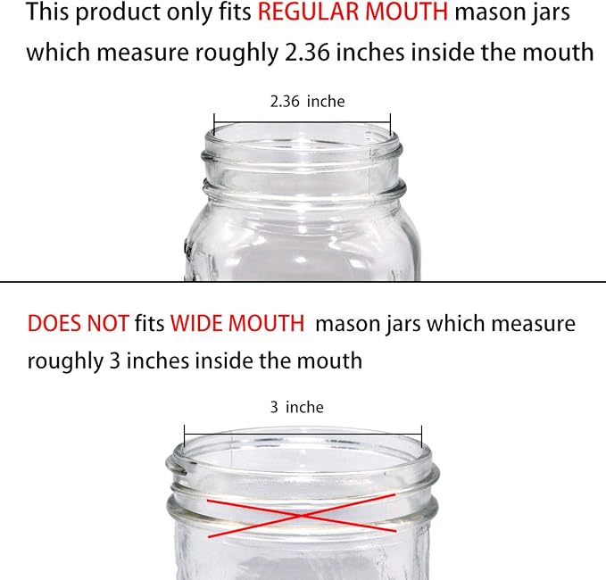 SheeChung 2 Pack Mason Jar Foaming Soap Dispenser Lids - Image 6