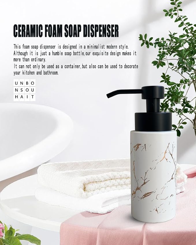 9.5 Oz Foaming Soap Dispenser for Bathroom, Kitchen Foam Soap Dispenser - Image 4