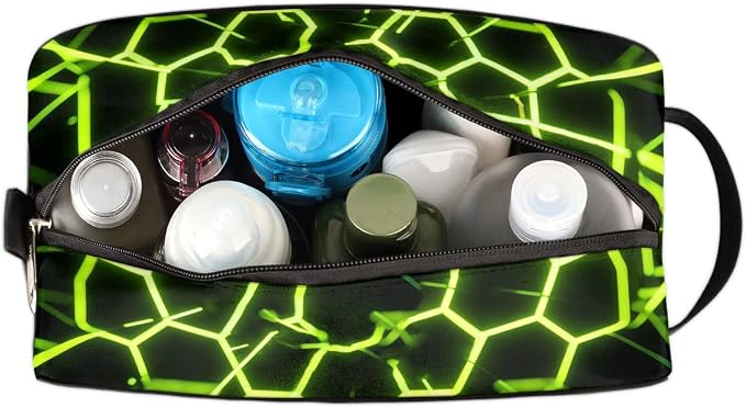 Futuristic Style Baseball Toiletry Bag - Image 6