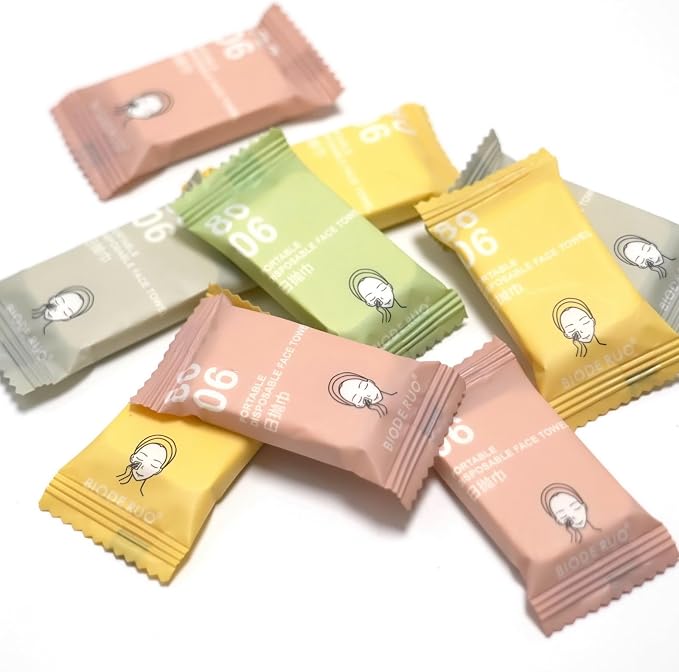 20 pcs Compressed Towels for Travel, HOMIOVE Portable Thick Disposable - Image 7