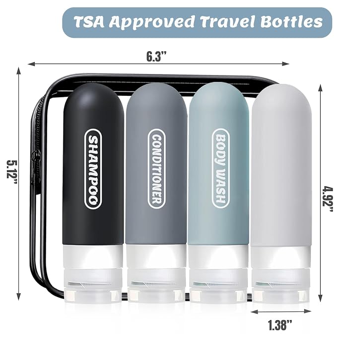 Silicone Travel Bottles for Toiletries - Image 7