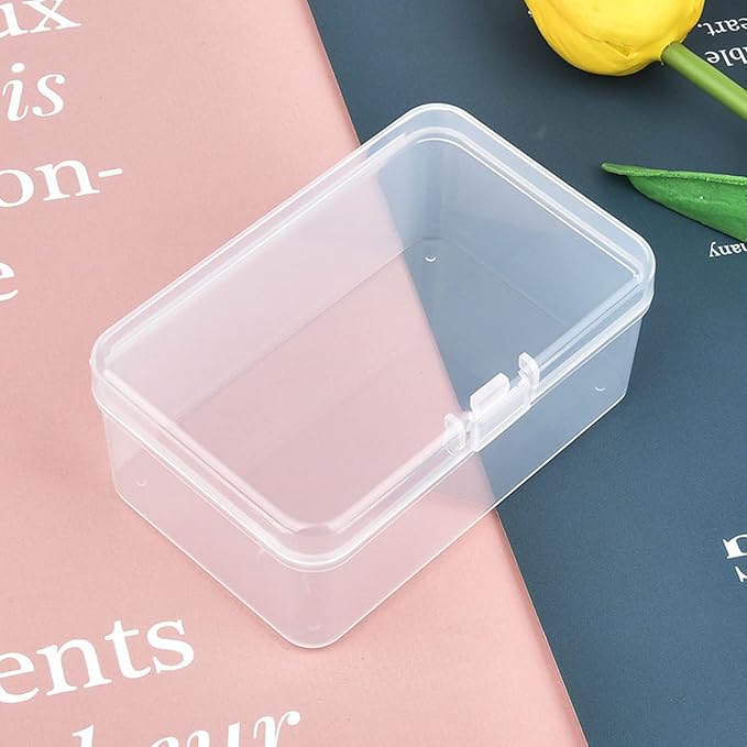 20 Pack Rectangular Clear Plastic Storage Containers Box - Image 4