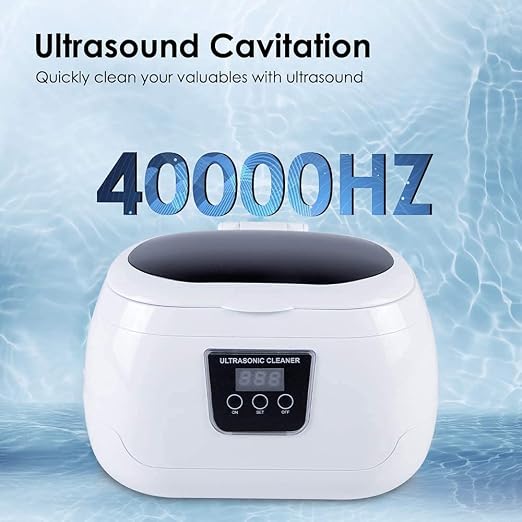 Ultrasonic Jewellery Cleaner, 600ml Sonic Jewellery Bath Machine - Image 2