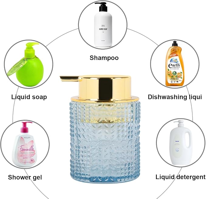 Glass Foaming Soap Dispenser, Foam Dispenser Bottle - Image 6