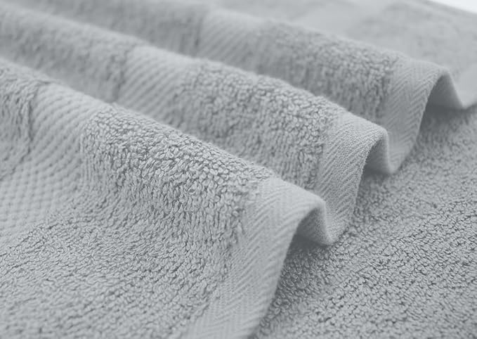 DAN RIVER Bath Towels Set of 4, 27 x 54 Inches, 100% Cotton, Larger & Lighter - Image 7