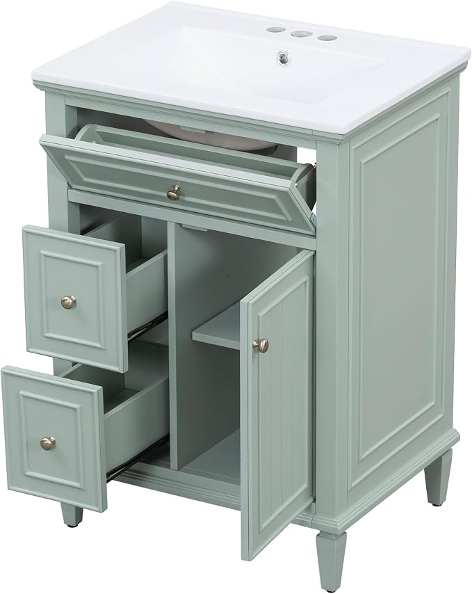 Harper & Bright Designs 24" Bathroom Vanity - Image 8