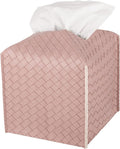 Tissue Box Cover PU Leather Tissue Holder Square Facial Tissue Case Facial by zoocatia