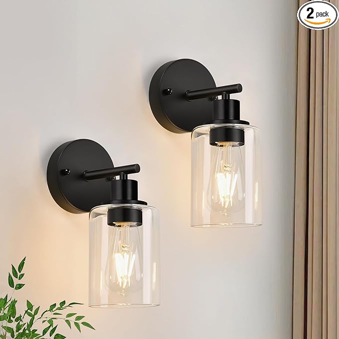 Set of 2 Wall Sconces for Bathroom, Bathroom Wall Lamp for Mirror Kitchen by Zarbitta