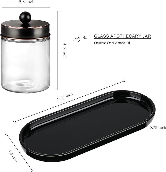 SheeChung 3pcs Glass Qtip Holder - Image 4