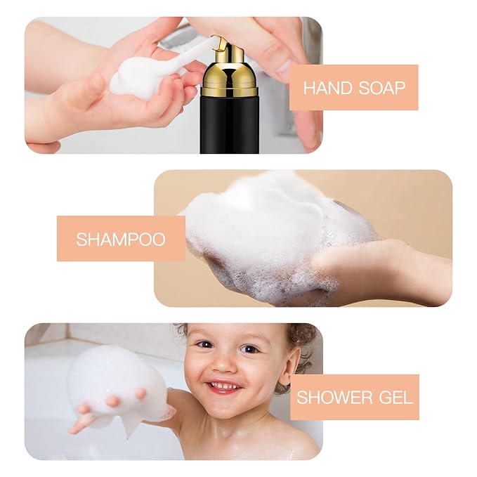 2oz Foam Pump Bottle Empty Travel Foaming Dispenser - Image 3