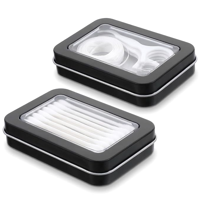 2Pcs Cotton Swab Holder for Travel, Portable Swab Case by Unknown
