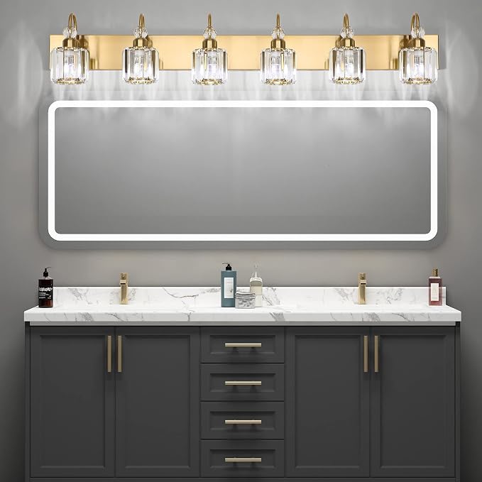 Ralbay Gold Crystal Vanity Lights - Image 3