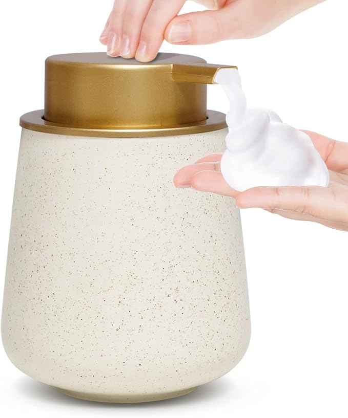 Foaming Soap Dispenser - 12 Oz Ceramic Soap Dispenser by AutoSoapDispenser