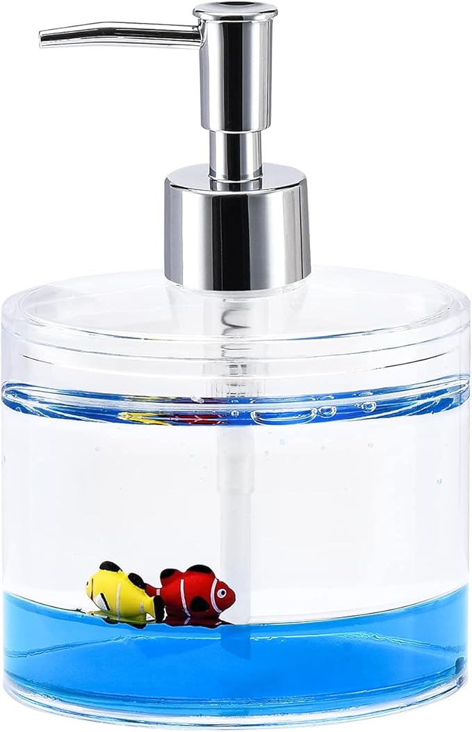 Locco Decor 4 Piece Acrylic Liquid 4D Floating Motion Bathroom Vanity Accessory - Image 2