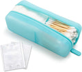 Cotton Pad Swab Travel Case – 2-in-1 Portable Waterproof Qtips Dispenser by VisFresh