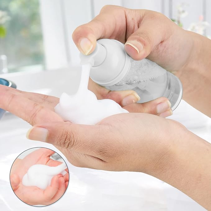 2oz Foam Pump Bottle Empty Travel Foaming Dispenser - Image 2