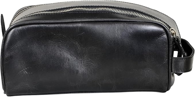 Premium Buffalo Leather Toiletry Bag - Image 2