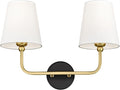 2-Light Bathroom Light Fixtures, Double Wall Sconce by Metwet