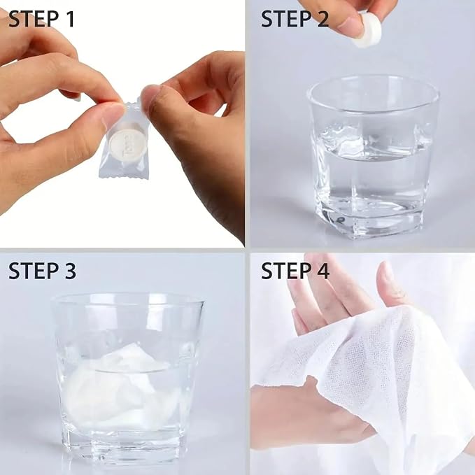 Puppyparagraph Compressed Towel Tablets, portable disposable compressed Face - Image 5