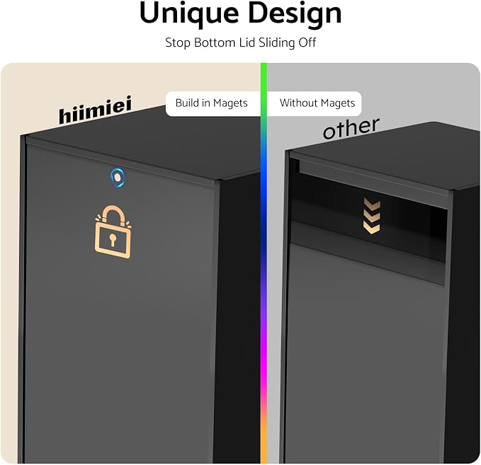 HIIMIEI Acrylic Tissue Box Cover Tissue Holder Napkin Dispenser - Image 4