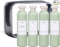 ASEVAT 8.8 oz Travel Refillable Shampoo Bottles, Plastic Empty Plastic Squeeze by ASEVAT