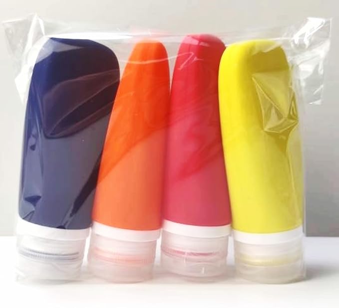 Travel Bottles for Toiletries, TSA Approved 3 oz Leak Proof Silicone Soft - Image 2