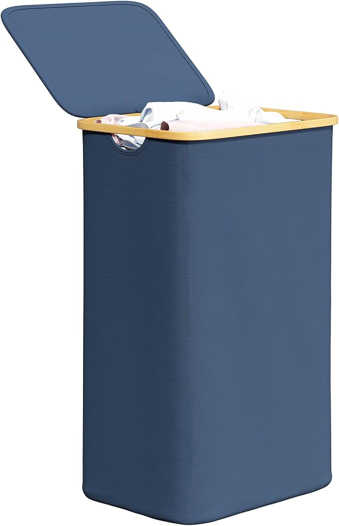 SpaceAid Laundry Hamper with Lid, 110L Large Tall Clothes Basket Bin with by SpaceAid