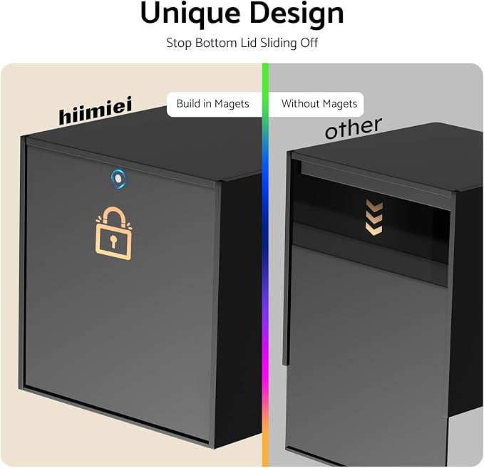 HIIMIEI Tissue Box Cover, Acrylic Tissue Holder Napkin Dispenser - Image 4