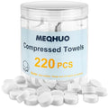 220 Pcs Compressed Towels for Face, Mini Portable Compressed Towel Tablets by Unknown