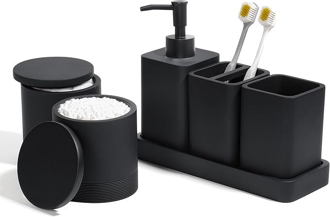 Bathroom Accessories Set, 6 Piece Bathroom Set by YMXYJM
