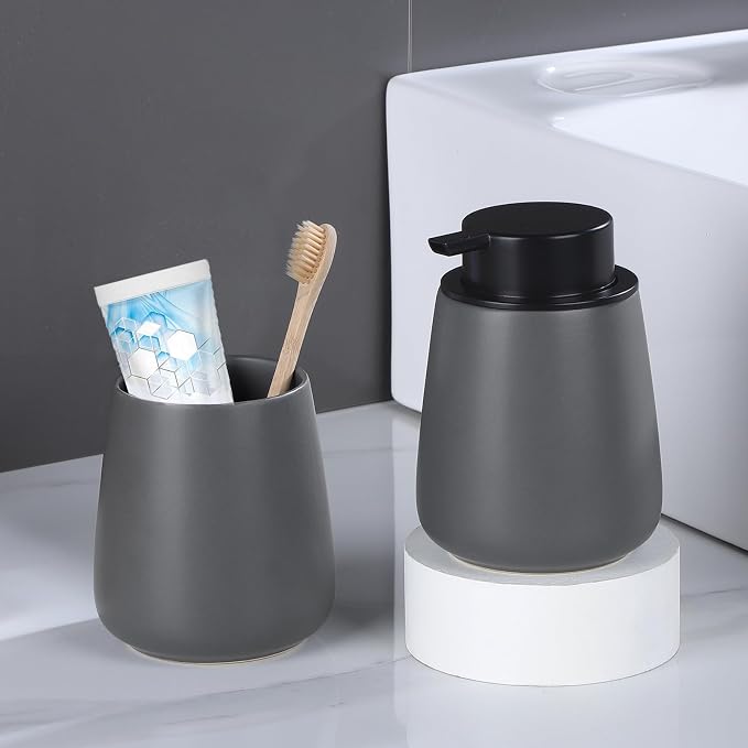 12Oz Grey Foaming Soap Dispenser - Image 5