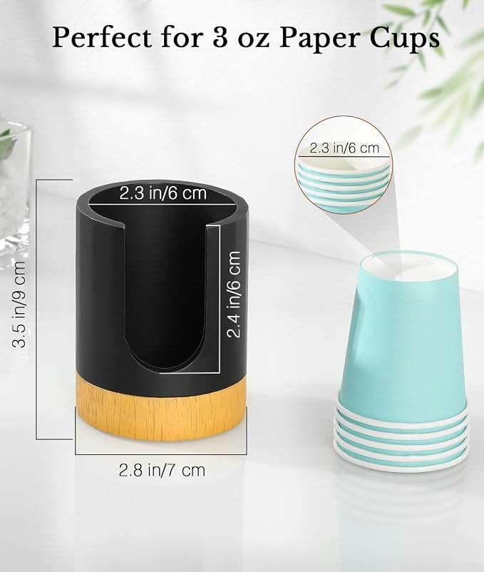 Luxspire Bathroom Cup Dispenser, 3oz Dixie Cup Dispenser, Guest Bathroom - Image 5
