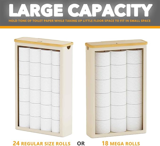 SpaceAid Extra Large Toilet Paper Storage - Image 2