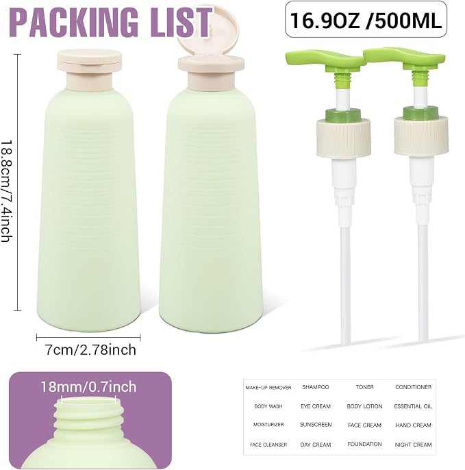 16.9oz Travel Shampoo Bottle - Image 5