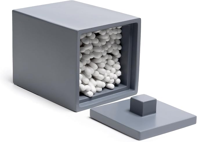 Cotton Swab Holder, Bathroom Resin Q Tips Holder - Image 5