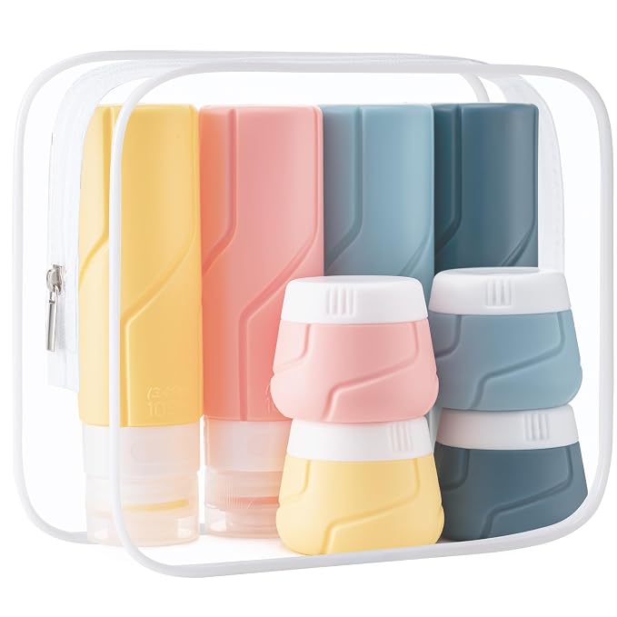 MODENGKONGJIAN Travel Bottles for Toiletries, TSA Approved Silicone Squeezable - Image 2