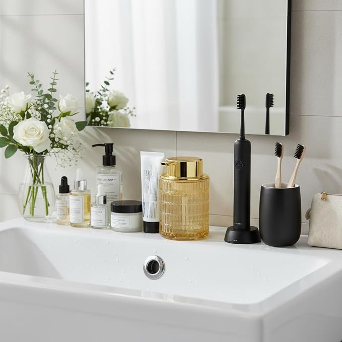 Foaming Soap Dispenser, Amber Glass Foam Soap Dispenser - Image 8