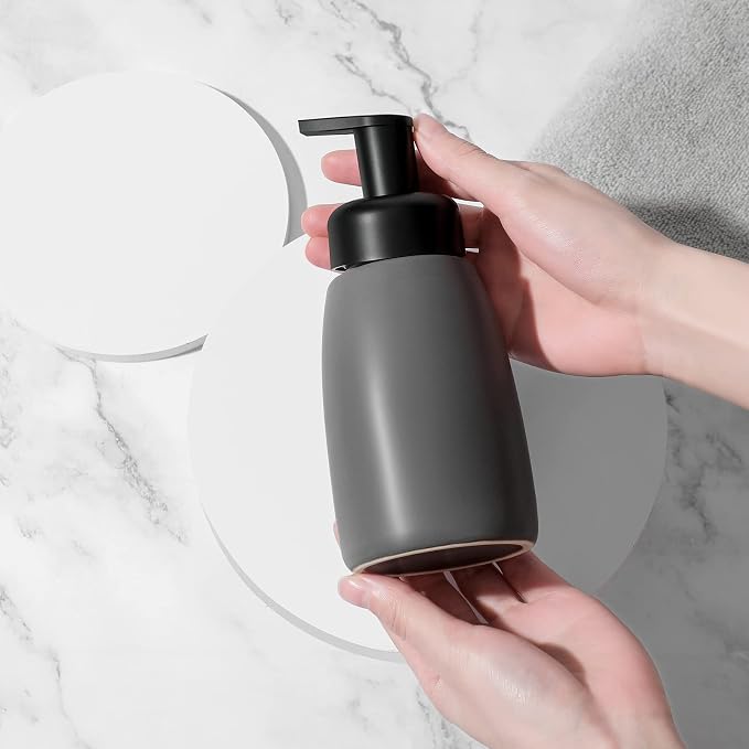 Foaming Hand Soap Dispenser Ceramic Jar Foam Dish Soap Dispenser - Image 2