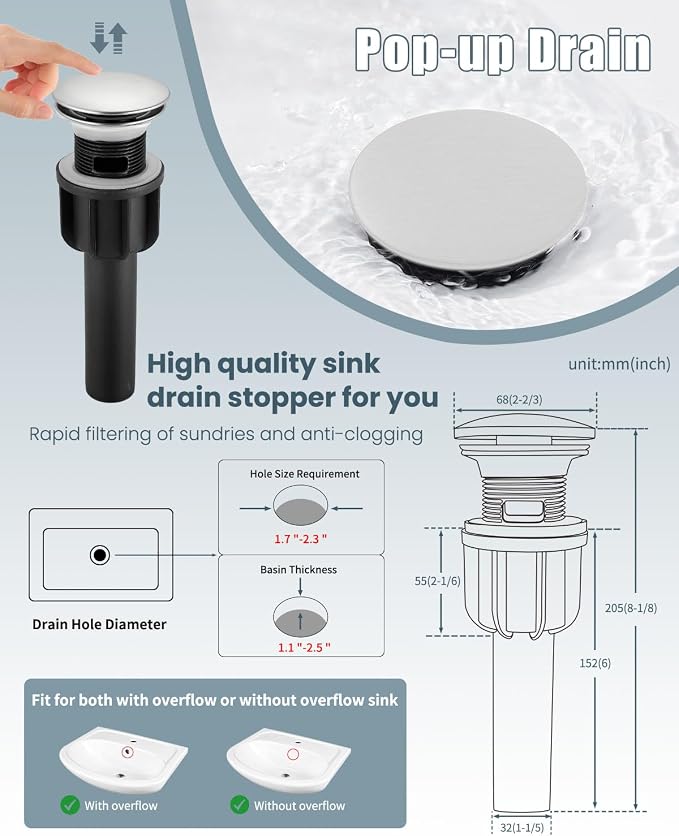Bathroom Faucets, Bathroom Sink Faucet - Image 6
