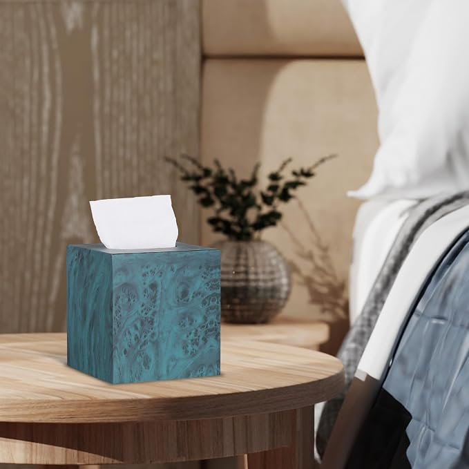 Metal Square Tissue Box lid, Modern Facial Tissue Holder - Image 6
