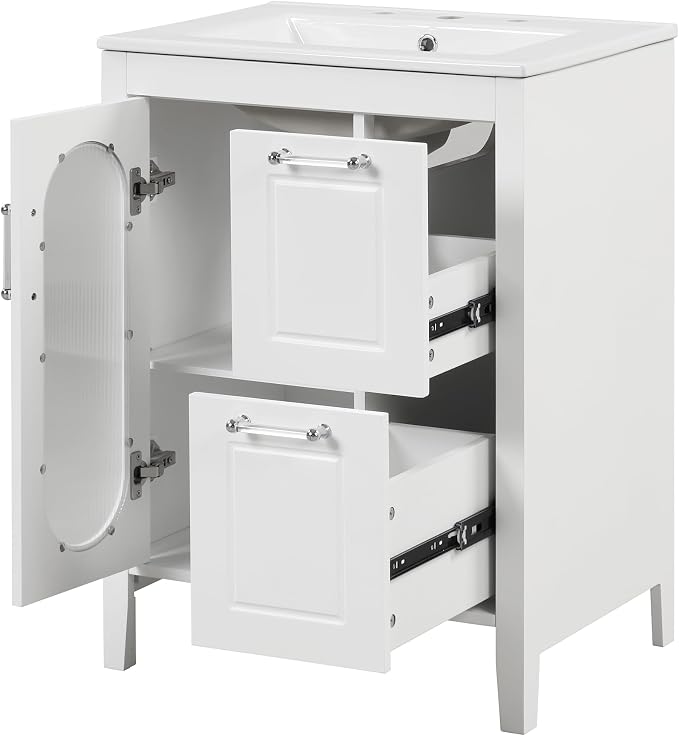 Harper & Bright Designs 24" Bathroom Vanity - Image 9